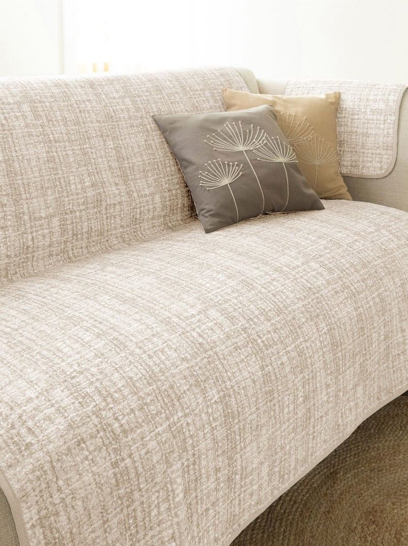 Becquet - Protège canapé ELEA en polyester Beige clair - Kiabi