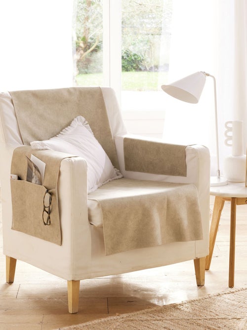 Becquet - Protège canapé WHISPER en polyester - Kiabi Becquet - Protège canapé WHISPER en polyester - Kiabi