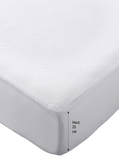 Becquet - Protège matelas COOLPLUS STANDARD en polyester - Kiabi Becquet - Protège matelas COOLPLUS STANDARD en polyester - Kiabi