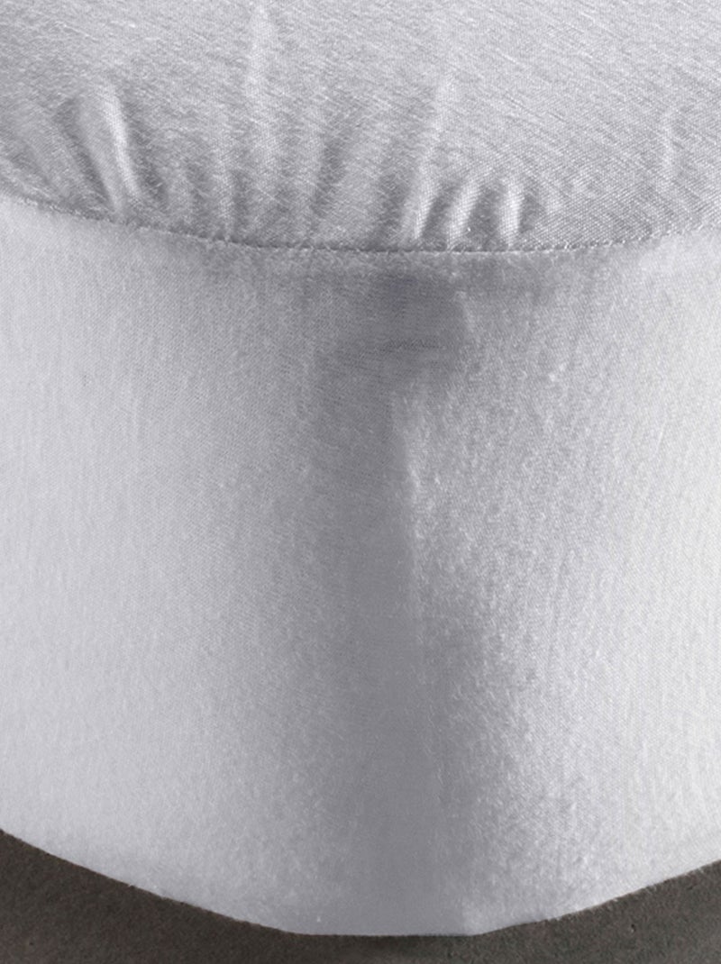 Becquet - Protège matelas grands bonnets HOUSSE JERSEY LYOCELL Blanc - Kiabi
