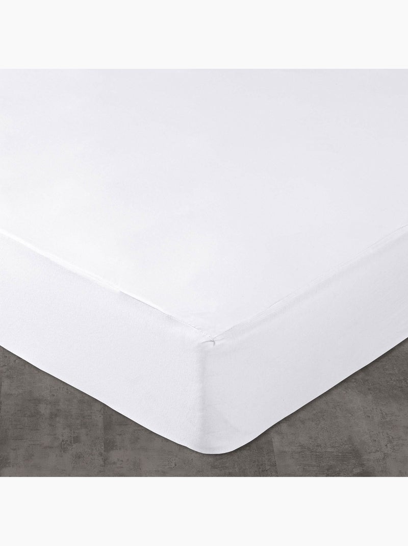 Becquet - Protège matelas grands bonnets JERSEY TENCEL COOL'IN PU HOUSSE en autres Blanc - Kiabi