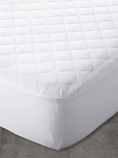 Becquet - Protège matelas grands bonnets MICROFIBRE MATELASSE PU HOUSSE en polyester - Kiabi