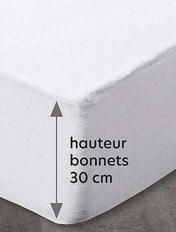 Becquet - Protège matelas HOUSSE BOUCLETTE EPAISSE IMPERMÉABLE RESPIRANT PURESSENTIAL en coton