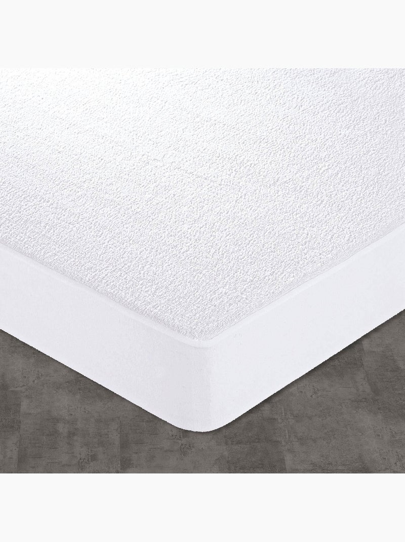 Becquet - Protège matelas HOUSSE BOUCLETTE IMPERMÉABLE en autres Blanc - Kiabi