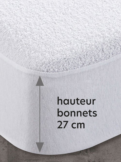 Becquet - Protège matelas Housse bouclette imperméable en coton - Kiabi Becquet - Protège matelas Housse bouclette imperméable en coton - Kiabi
