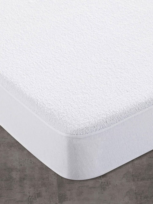 Becquet - Protège matelas Housse bouclette imperméable en coton - Kiabi Becquet - Protège matelas Housse bouclette imperméable en coton - Kiabi
