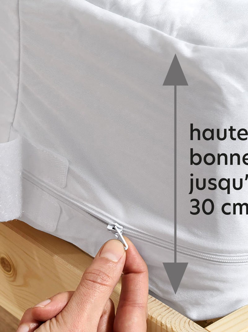 Becquet - Protège matelas HOUSSE INTEGRALE en polyester Blanc - Kiabi