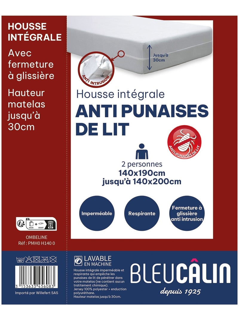 Becquet - Protège matelas HOUSSE INTEGRALE en polyester Blanc - Kiabi