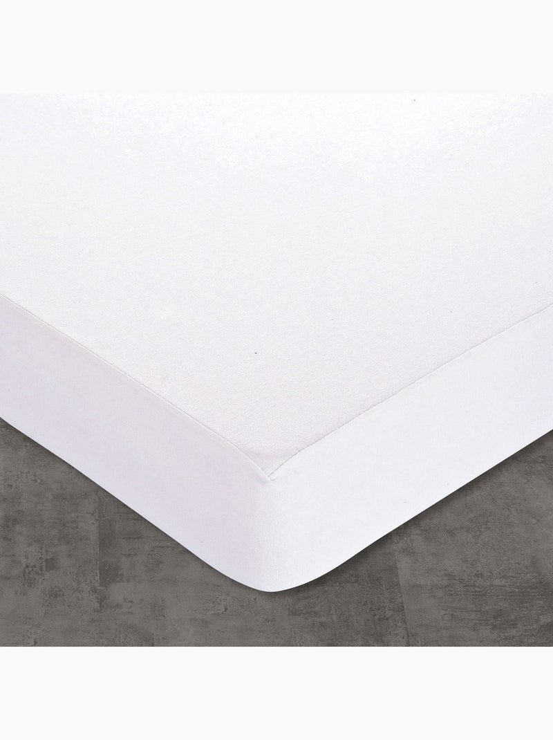 Becquet - Protège matelas HOUSSE JERSEY PES PU en polyester Blanc - Kiabi