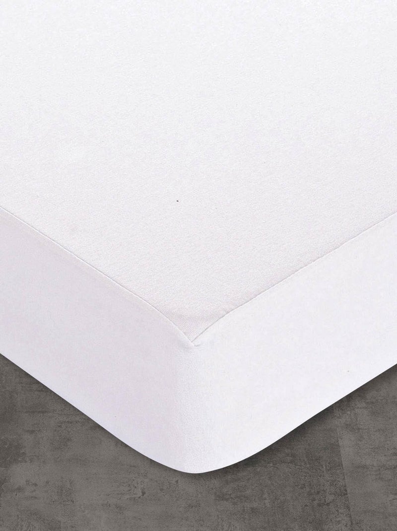 Becquet - Protège matelas JERSEY IMPERMÉABLE en coton Blanc - Kiabi