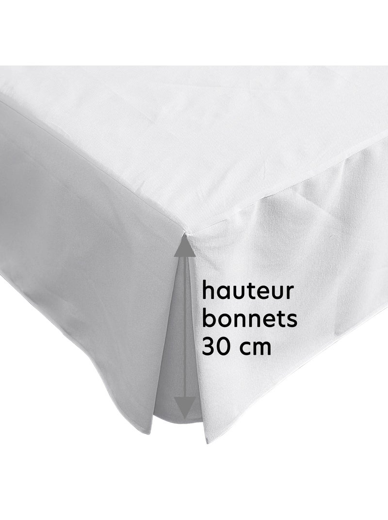 Becquet - Protège matelas LONETA en coton Blanc - Kiabi