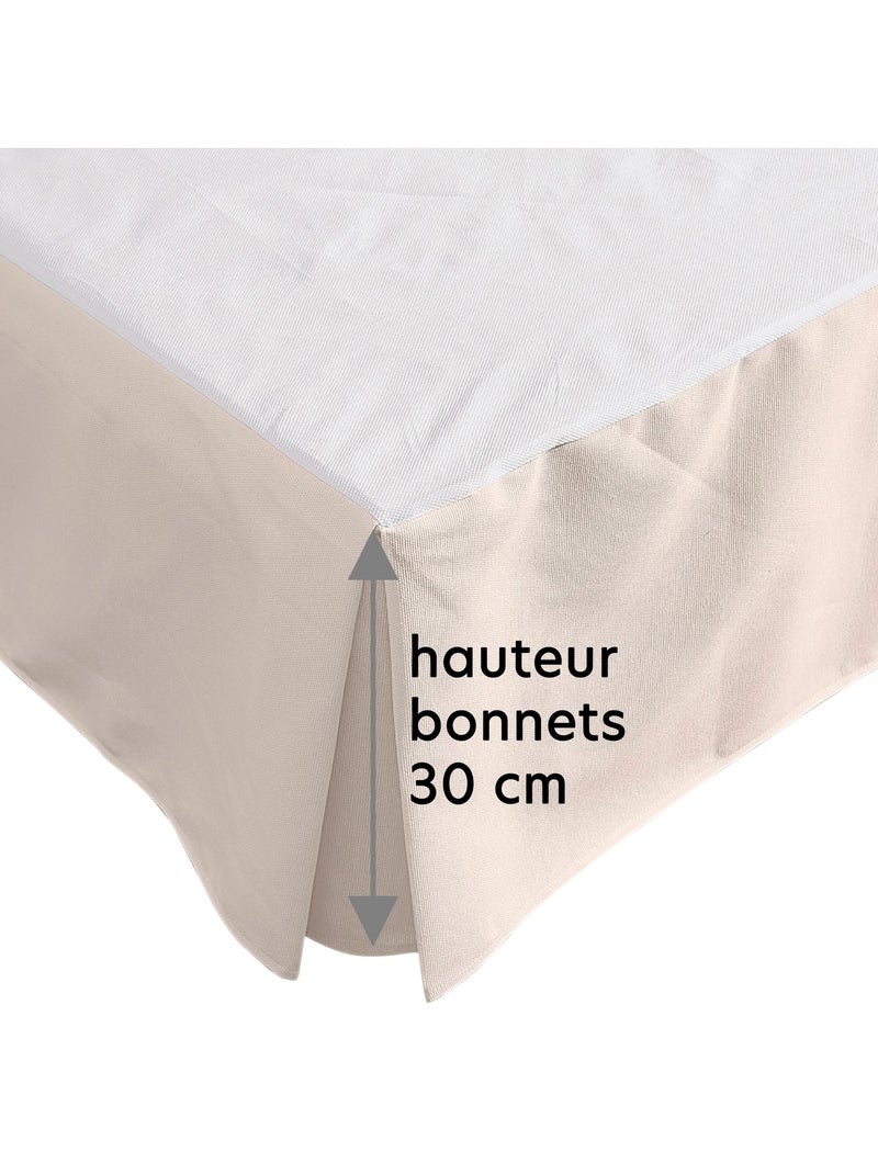 Becquet - Protège matelas LONETA en coton Ecru - Kiabi