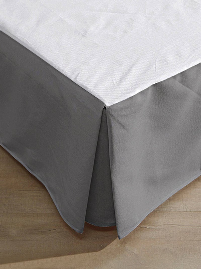Becquet - Protège matelas LONETA en coton Gris Argenté - Kiabi