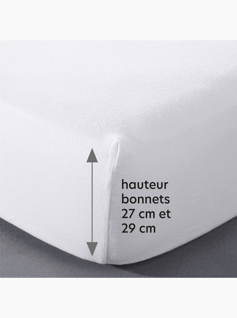 Becquet - Protège matelas MOLLETON BIO en coton Blanc - Kiabi