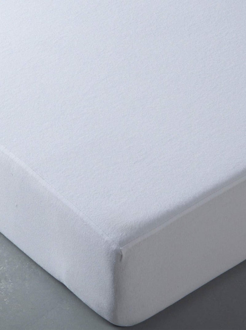 Becquet - Protège matelas MOLLETON  PRONEEM en coton Blanc - Kiabi