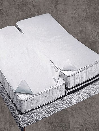 Becquet - Protège matelas tpr MOLLETON POUR LIT DOUBLE COUCHAGE en coton