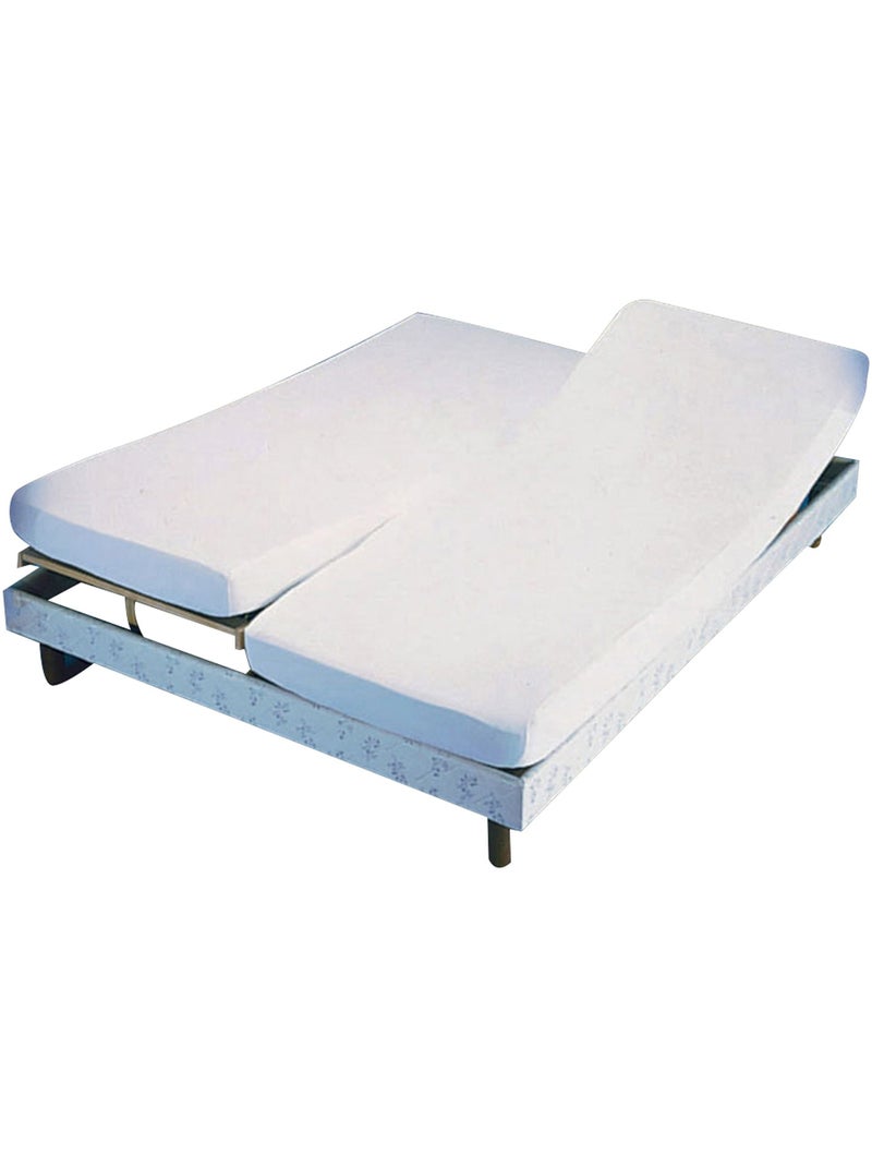 Becquet - Protège matelas tpr MOLLETON POUR LIT DOUBLE COUCHAGE en coton Blanc - Kiabi