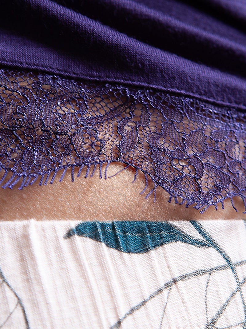 Becquet - Pyjama AMAZONE en viscose Bleu marine - Kiabi