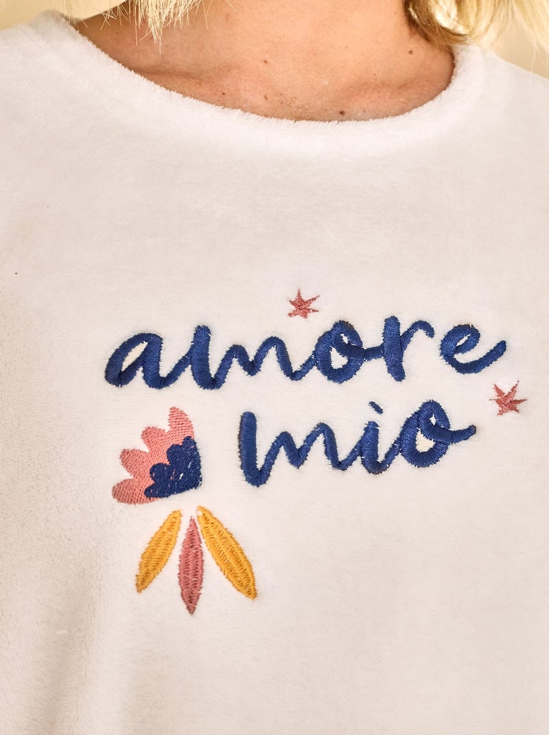 Becquet - Pyjama FLORE en polyester Ecru - Kiabi