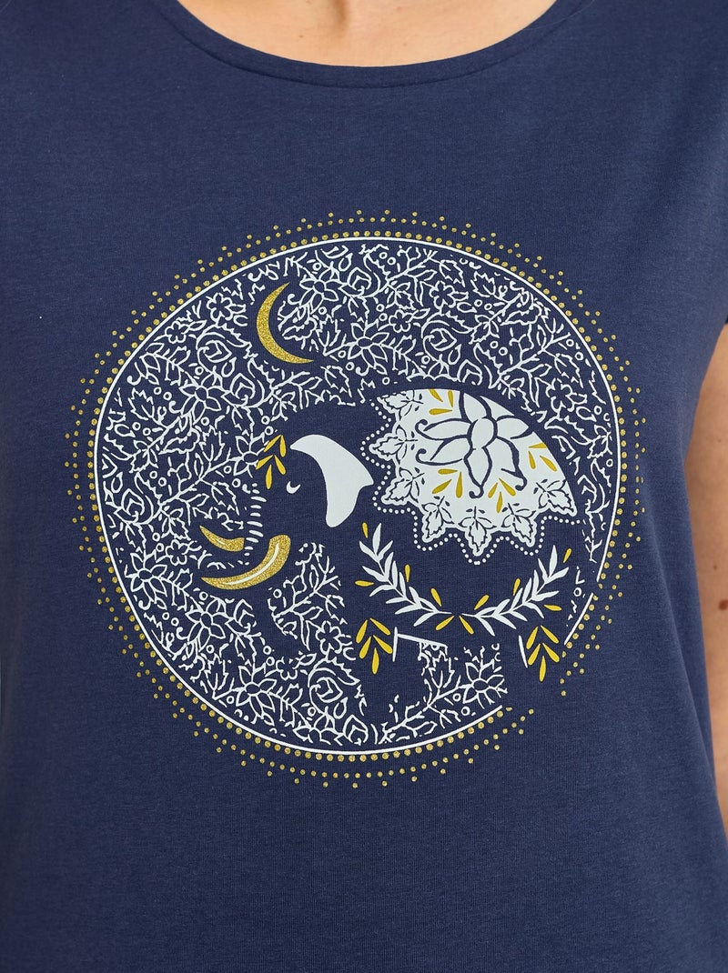 Becquet - Pyjama IVOIREPYJ en coton Bleu marine - Kiabi