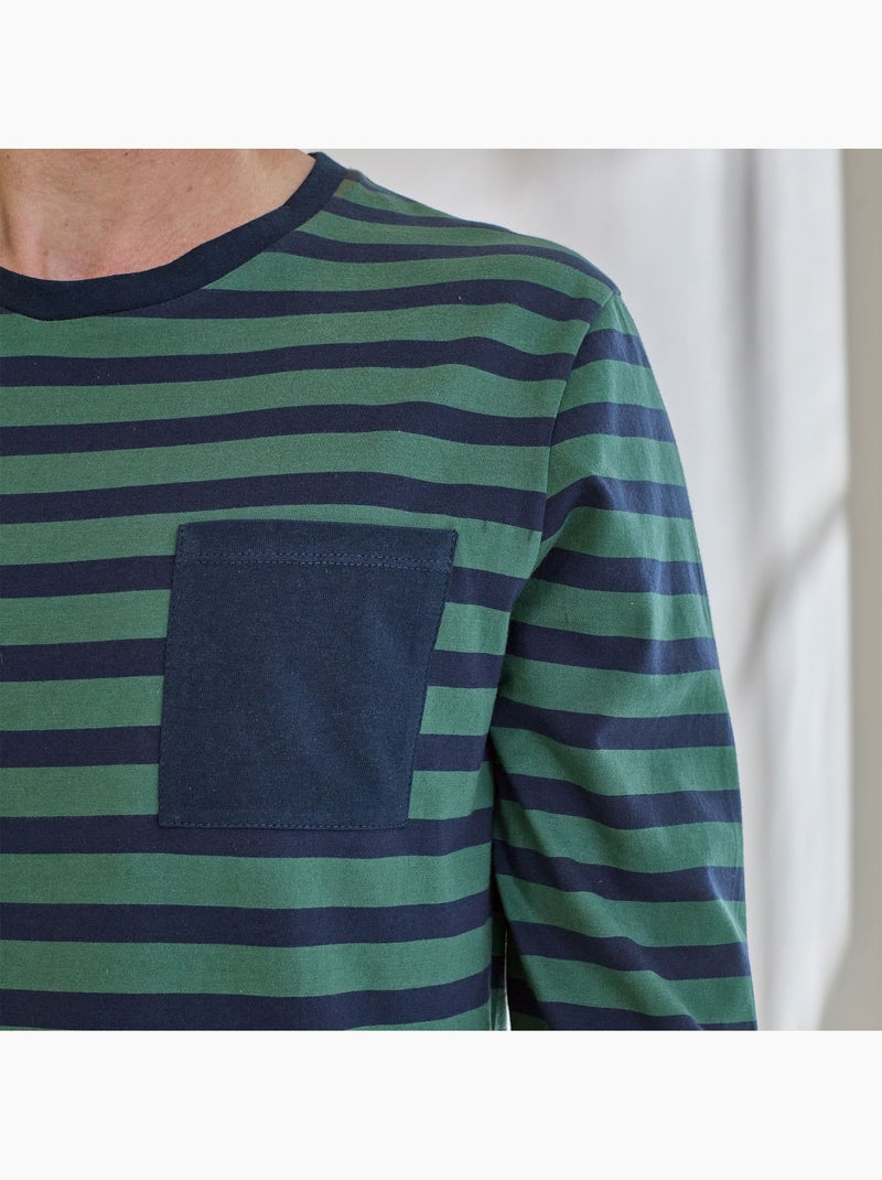 Becquet - Pyjama LDN. AROE en coton Bleu marine - Kiabi