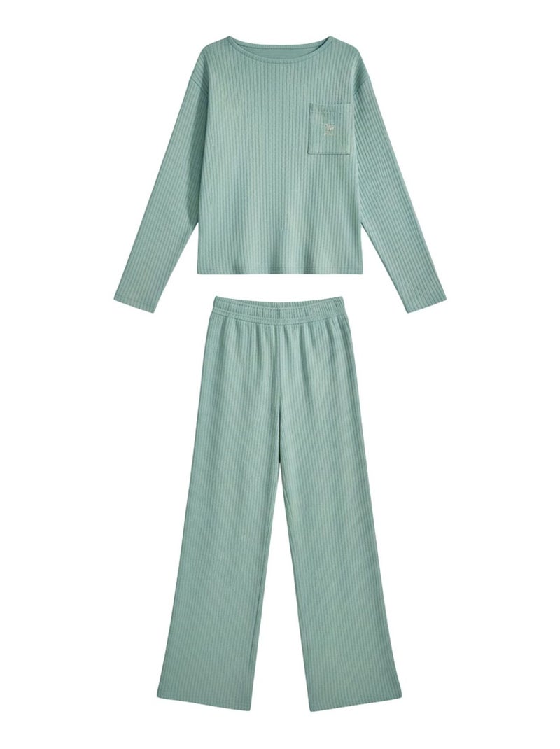 Becquet - Pyjama LEA PYJ en polyester Bleu céladon - Kiabi