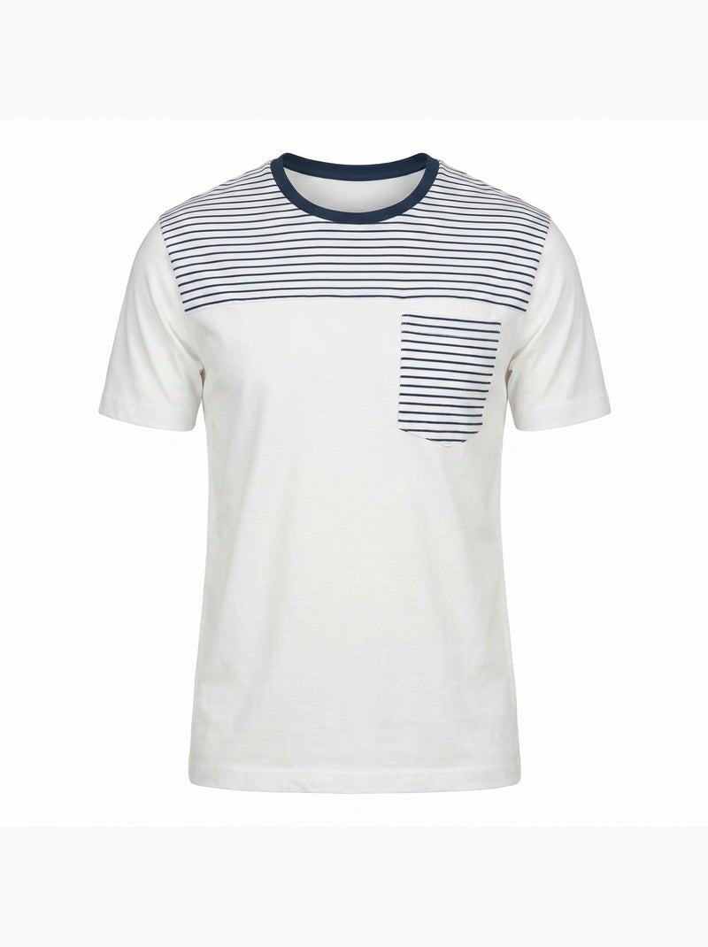 Becquet - Pyjashort HERVAN en coton Bleu - Kiabi