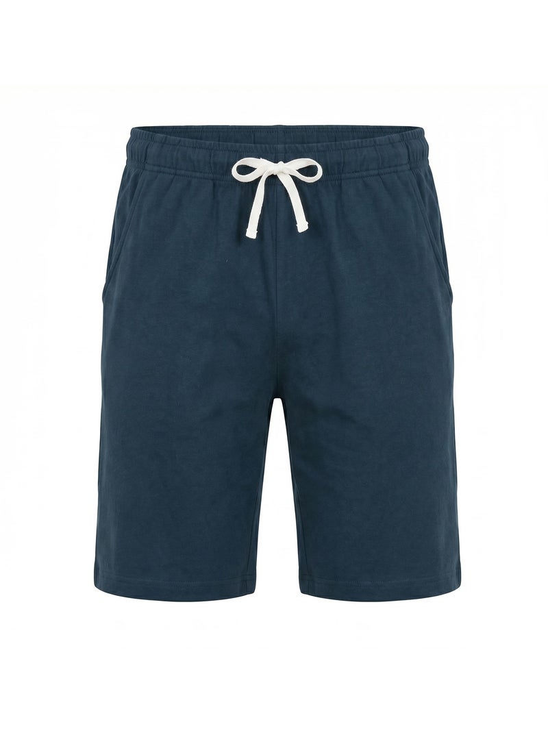 Becquet - Pyjashort HERVAN en coton Bleu - Kiabi