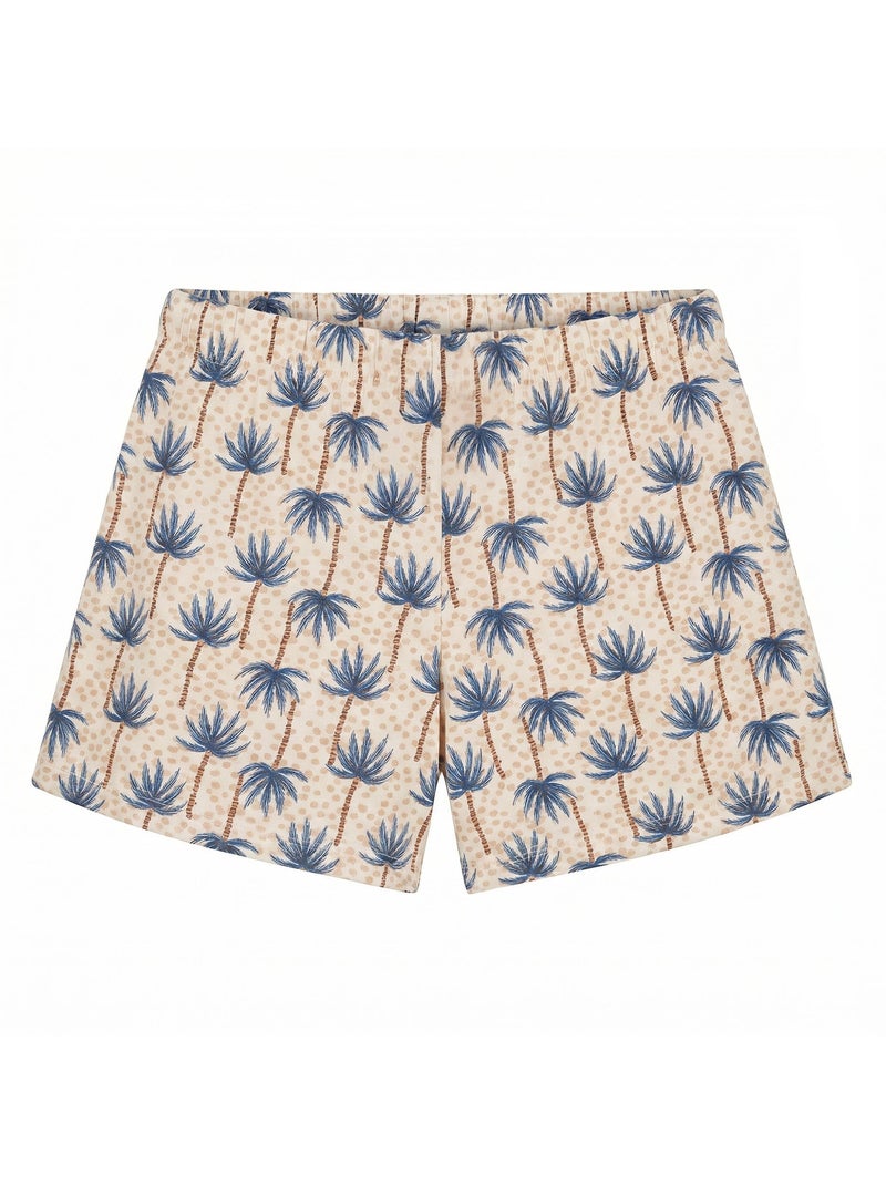 Becquet - Pyjashort ILEDESERTE en coton Bleu - Kiabi