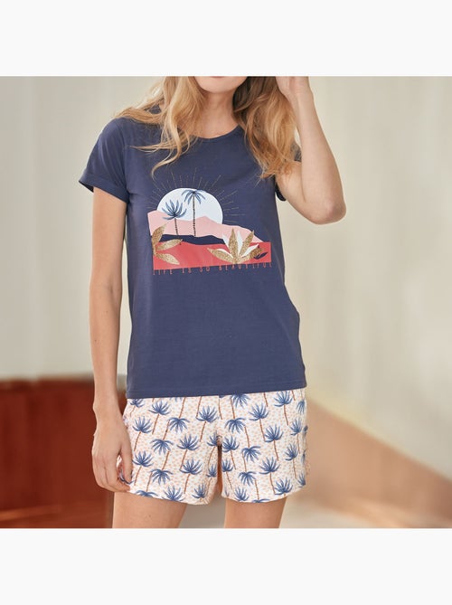 Becquet - Pyjashort ILEDESERTE en coton - Kiabi