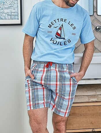 Becquet - Pyjashort VOILES en coton