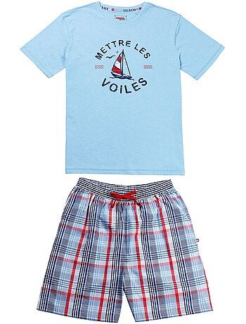 Becquet - Pyjashort VOILES en coton