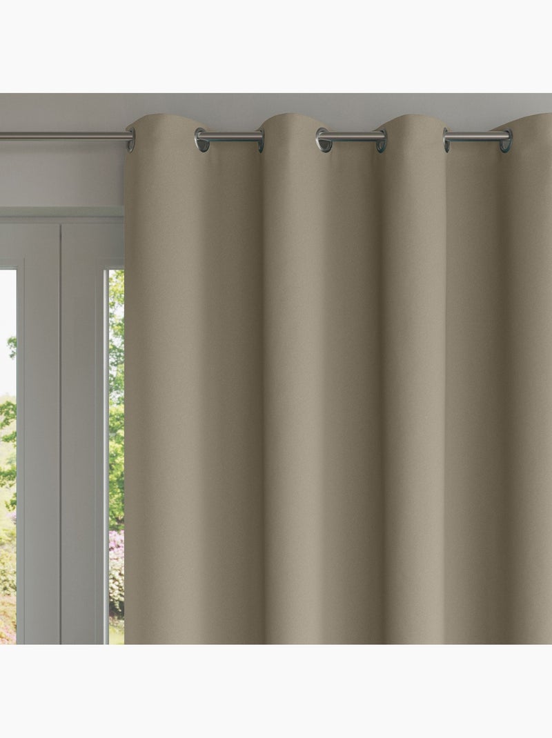 Becquet - Rideau Ame.toile D'exterieur en polyester Beige - Kiabi