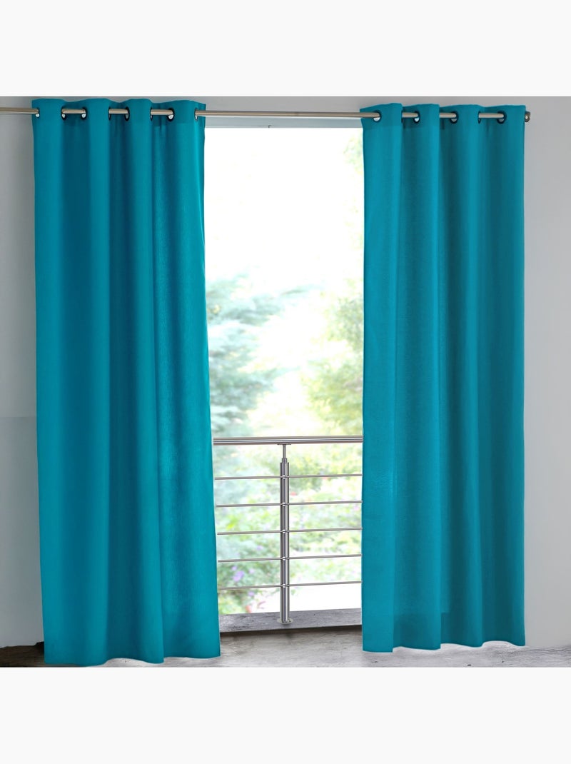 Becquet - Rideau Ame.toile D'exterieur en polyester Bleu foncé - Kiabi