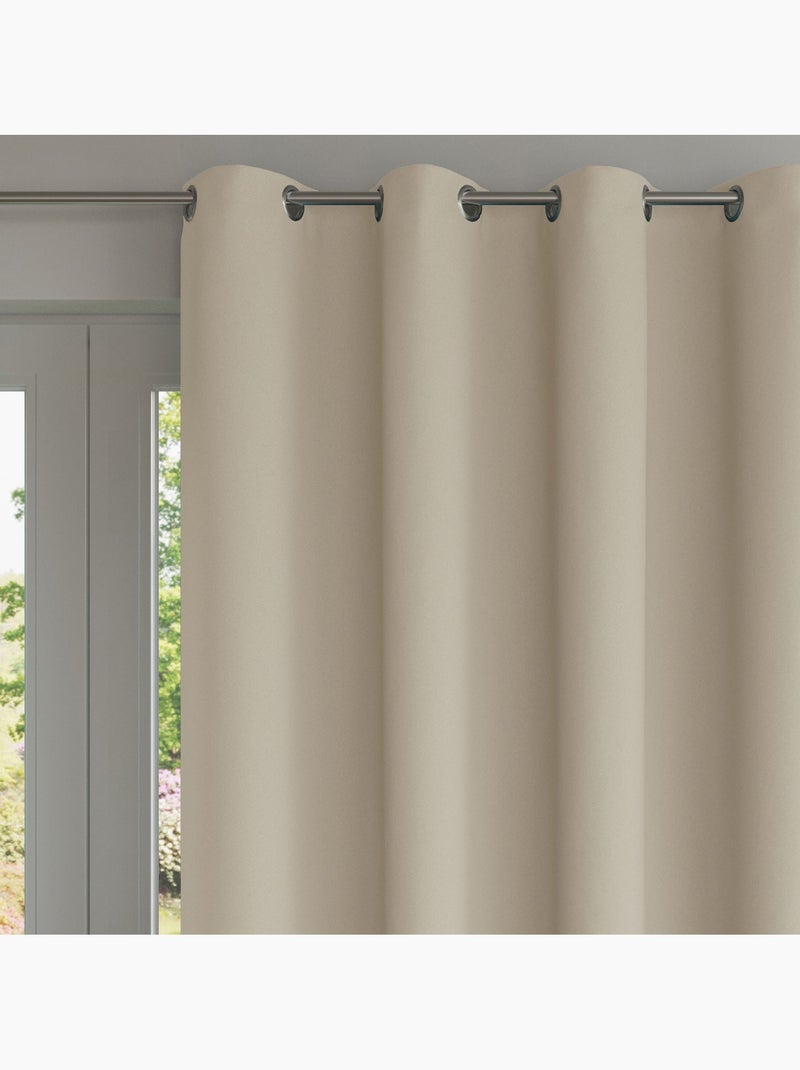 Becquet - Rideau Ame.toile D'exterieur en polyester Ecru - Kiabi