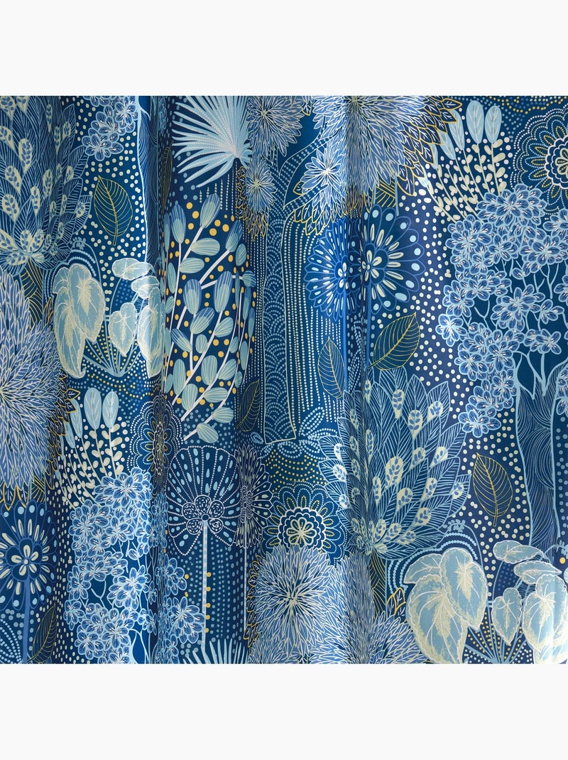 Becquet - rideau de douche foret marine en synthétique Bleu Vert - Kiabi