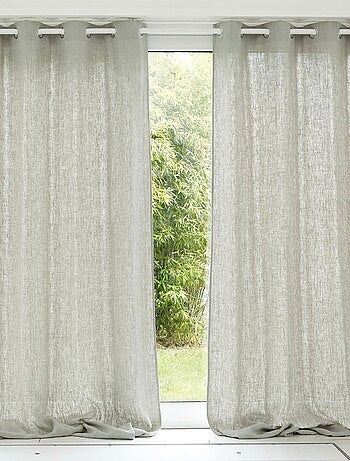 Becquet - Rideau LIN LAVÉ en lin