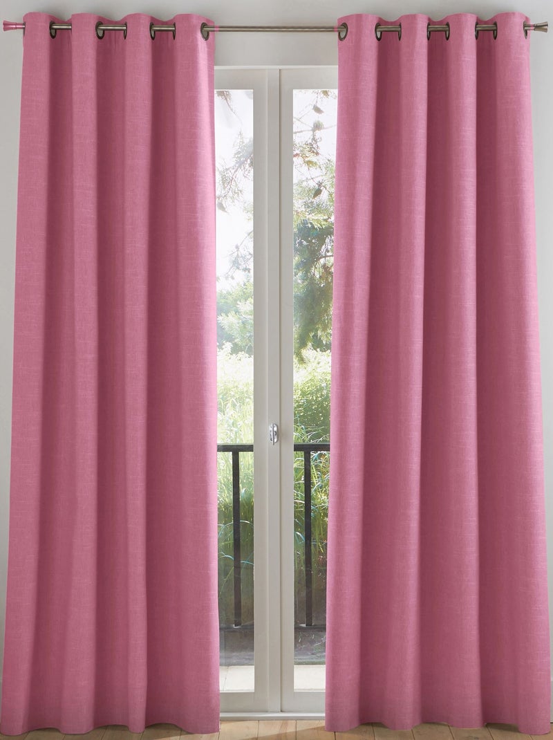 Becquet - Rideau occultant ALPS en acrylique Rose framboise - Kiabi