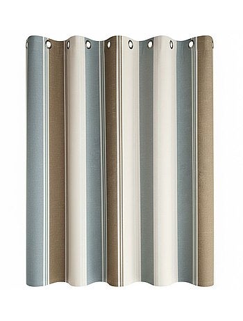 Becquet - Rideau occultant ALPS RAYÉ en acrylique