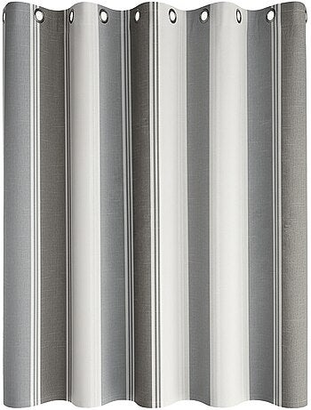 Becquet - Rideau occultant ALPS RAYÉ en acrylique