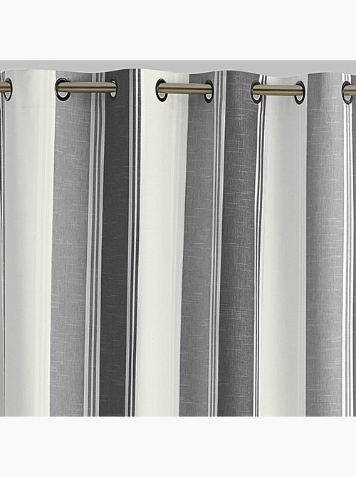 Becquet - Rideau occultant ALPS RAYÉ en acrylique - Kiabi