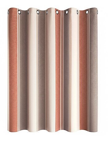 Becquet - Rideau occultant ALPS RAYÉ en acrylique