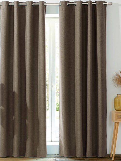 Becquet - Rideau occultant BOREAL OCCULTANT en polyester - Kiabi