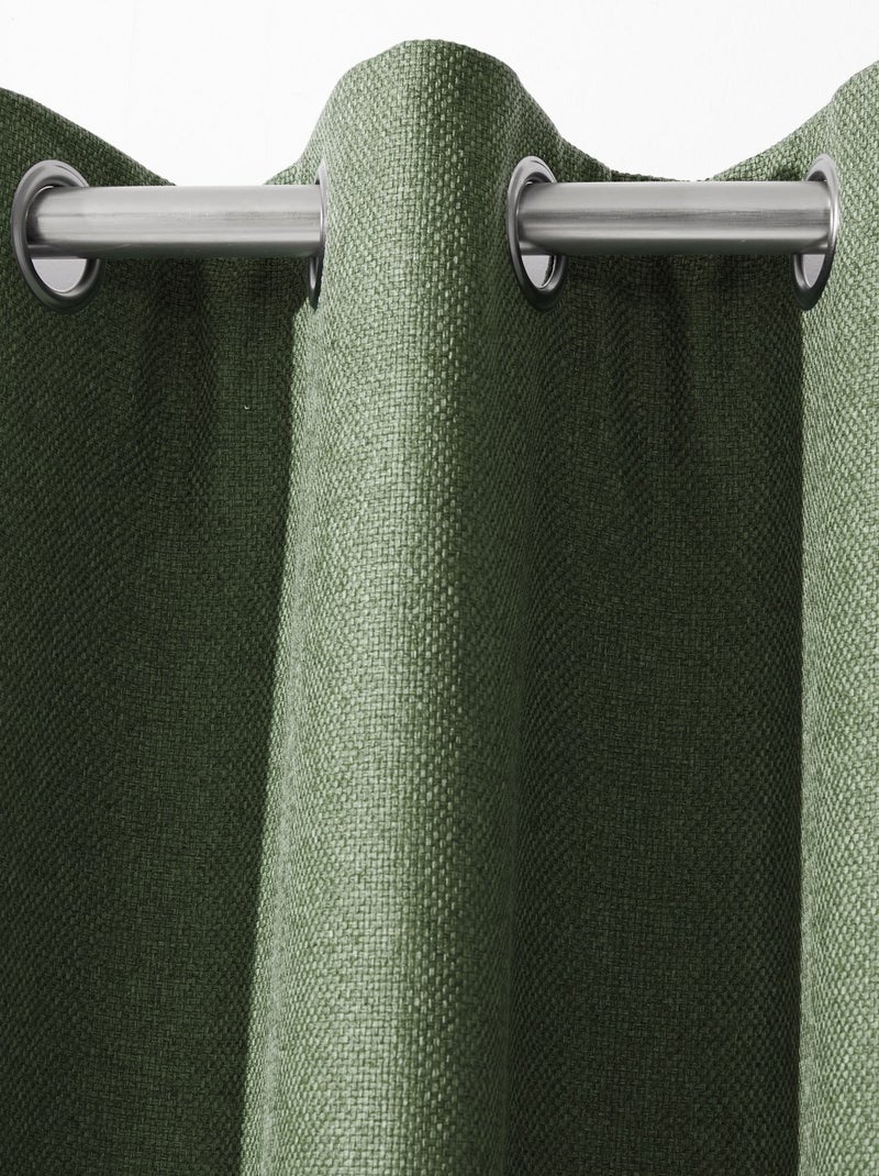 Becquet - Rideau occultant BOREAL OCCULTANT en polyester Vert kaki - Kiabi