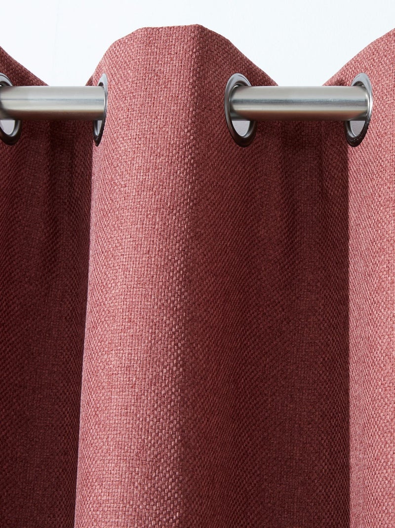 Becquet - Rideau occultant BOREAL OCCULTANT en polyester Vieux rose - Kiabi