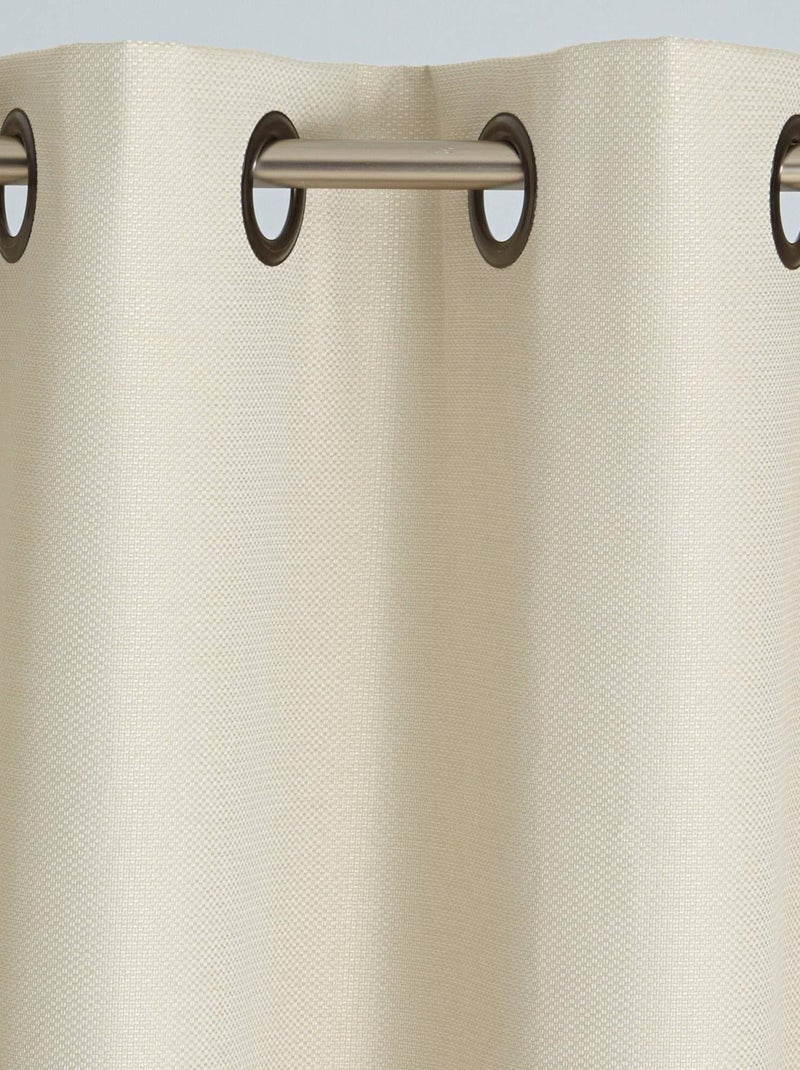 Becquet - Rideau occultant CALYPSIO en polyester Beige sable - Kiabi