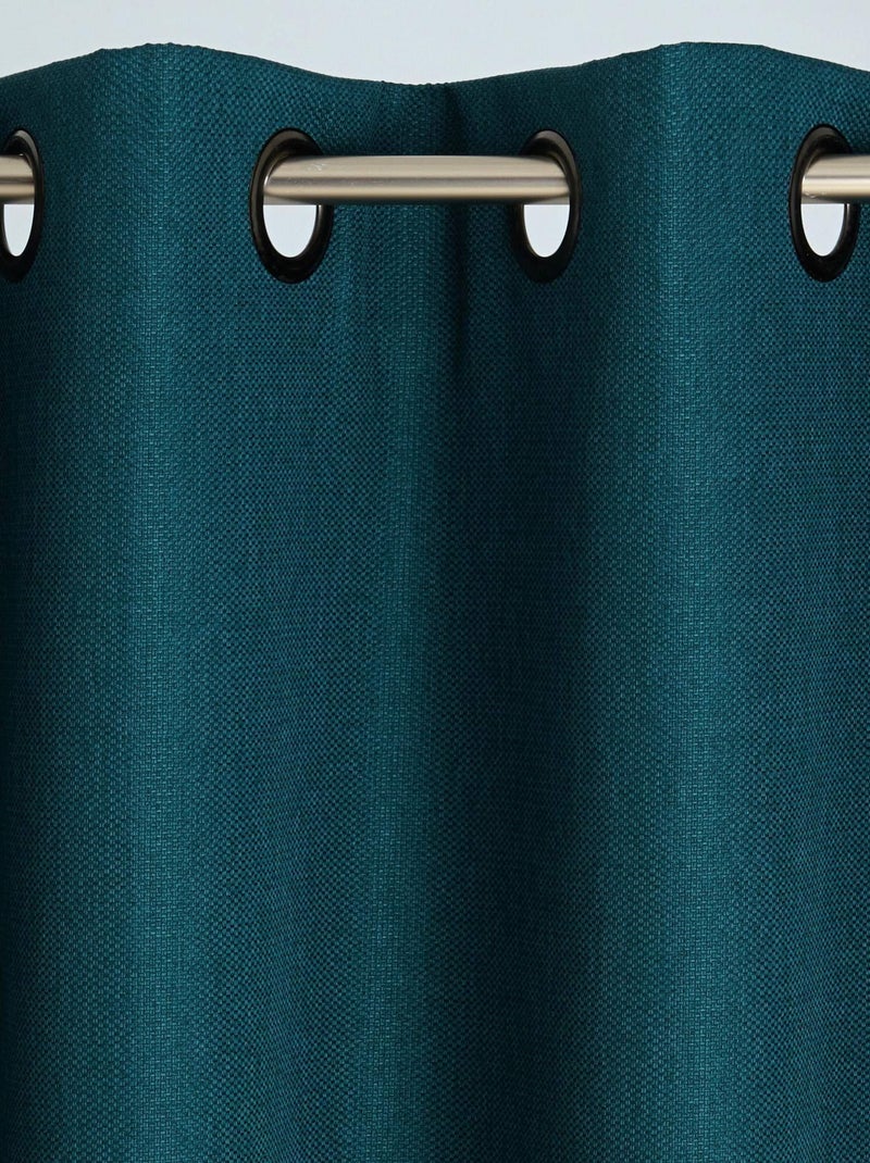 Becquet - Rideau occultant CALYPSIO en polyester Bleu canard - Kiabi