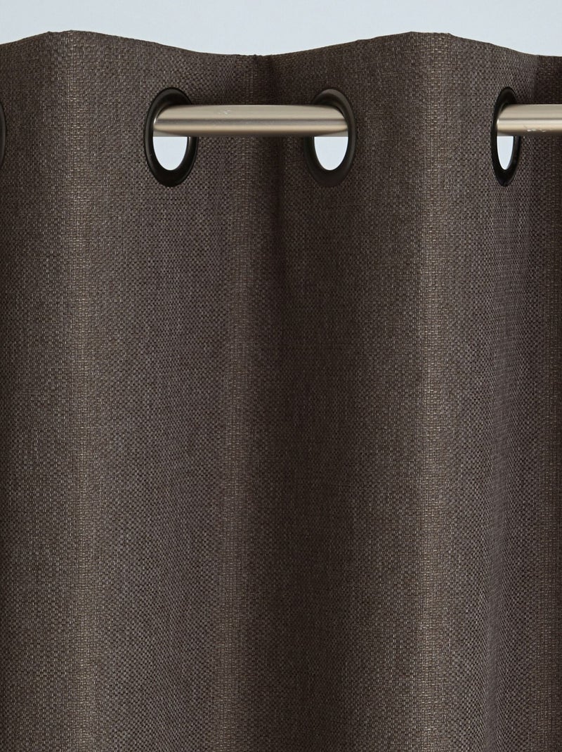 Becquet - Rideau occultant CALYPSIO en polyester Marron cappuccino - Kiabi