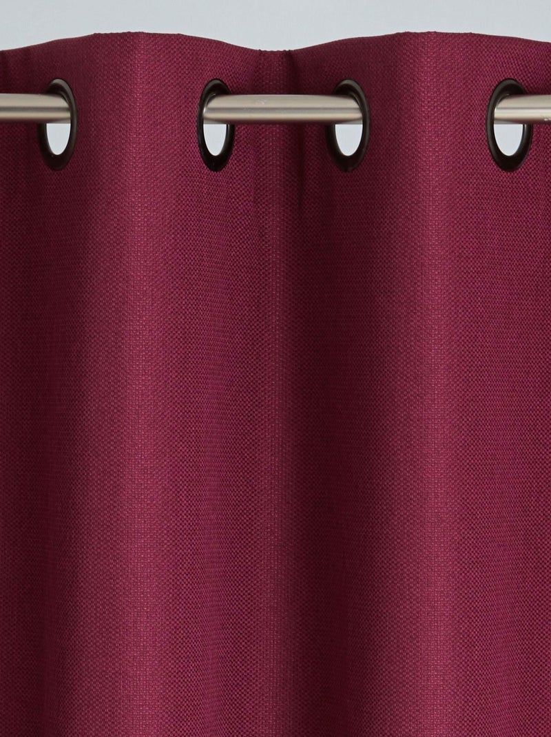 Becquet - Rideau occultant CALYPSIO en polyester Rose bonbon - Kiabi