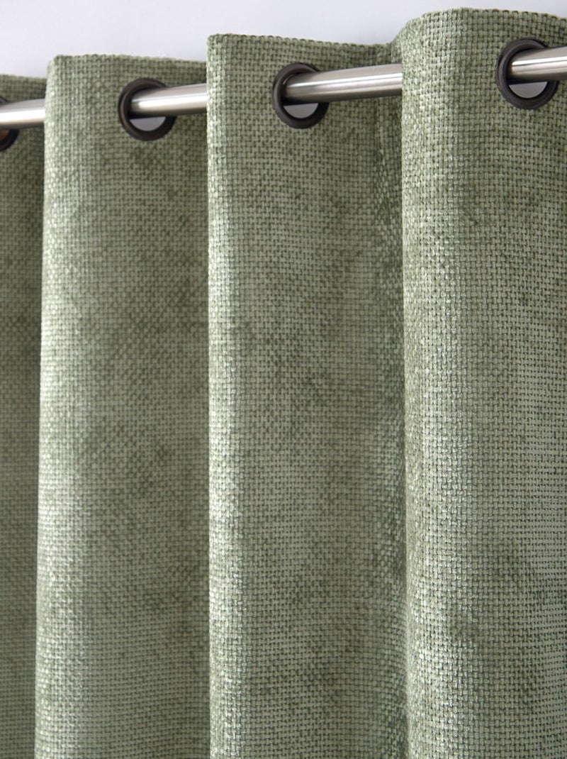 Becquet - Rideau occultant COLORADO en polyester Vert d'eau - Kiabi